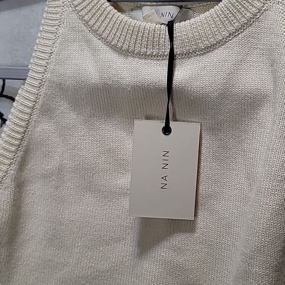 Na Nin Nwt Georgina Pima Cotton Halter Size 1 - Picture 6 of 8